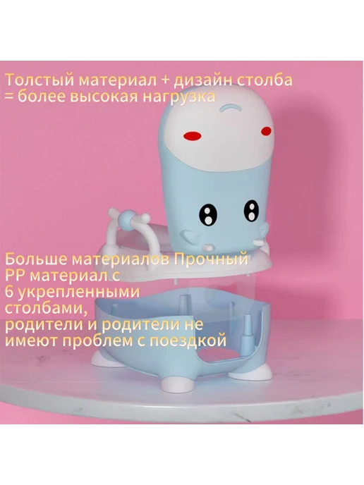 Детский горшок с крышкой мини унитаз для детей Цвет 6, вариант, фото 4
