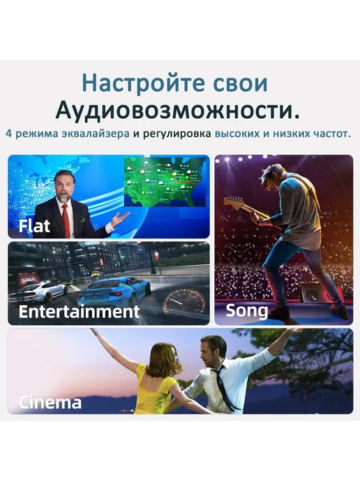 Компактная звуковая панель для TV ПК Черный, черный, фото 3