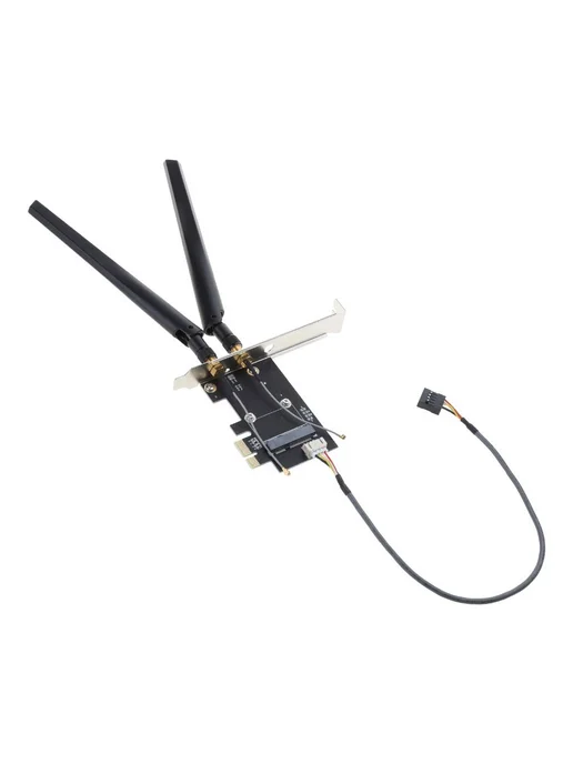 Адаптер Mini PCI-E на PCI-E X1, черный Адаптер, черный, фото 2