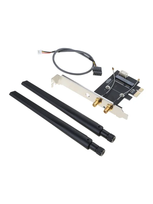 Адаптер Mini PCI-E на PCI-E X1, черный Адаптер, черный, фото 6