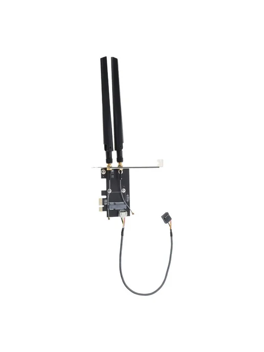 Адаптер Mini PCI-E на PCI-E X1, черный Адаптер, черный, фото 7