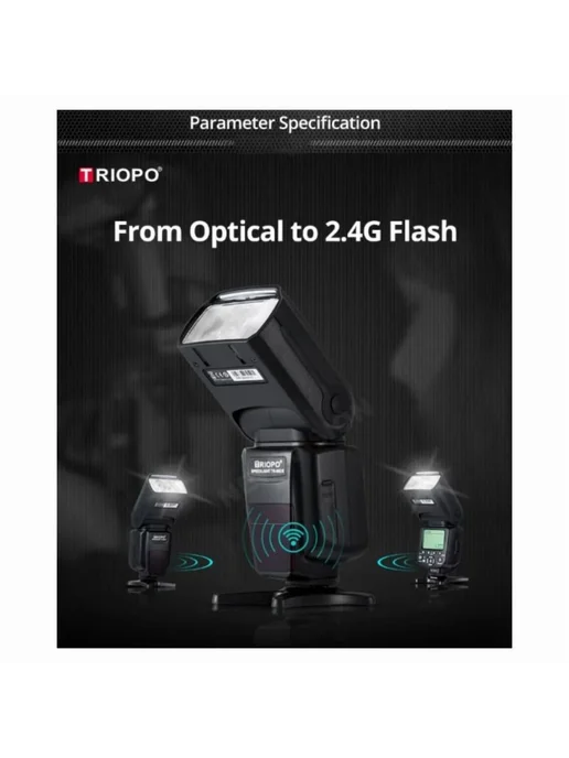 Вспышка 982III Nikon черный матовый, черный, фото 6