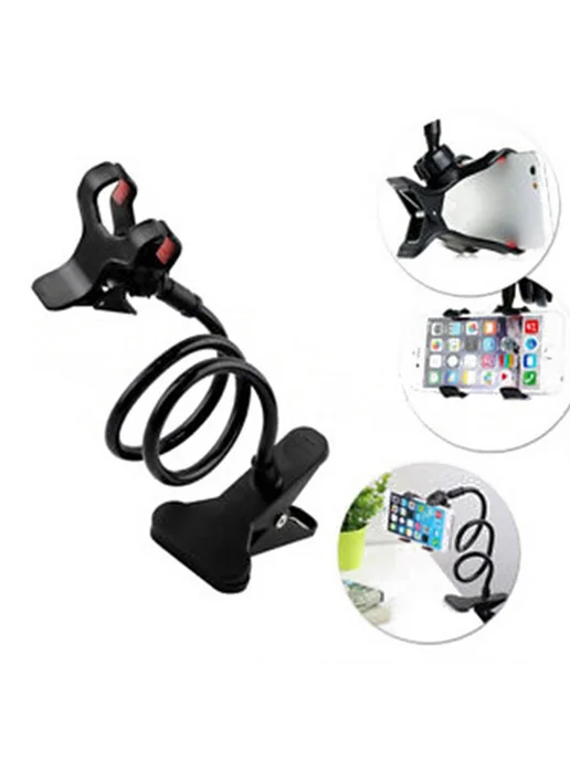 Держатель для телефона универсальный 56см черный КР1, черный, фото 6