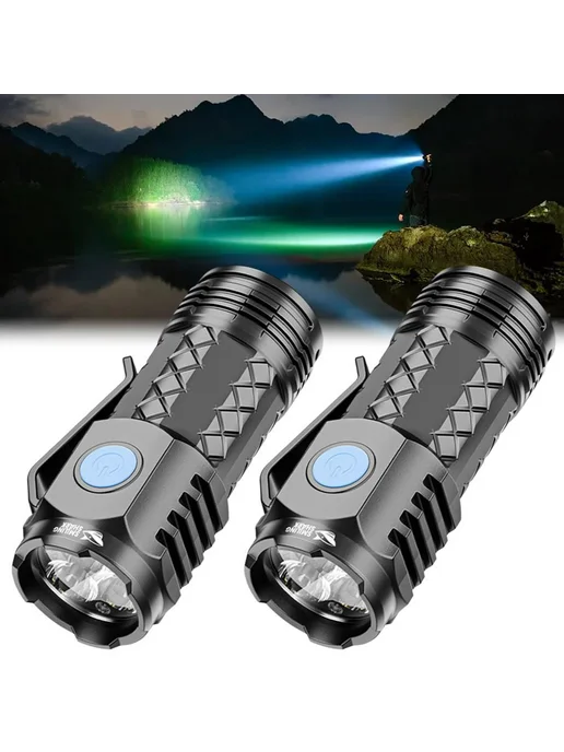 Подводный фонарь Черный FZ-050, черный, фото 6