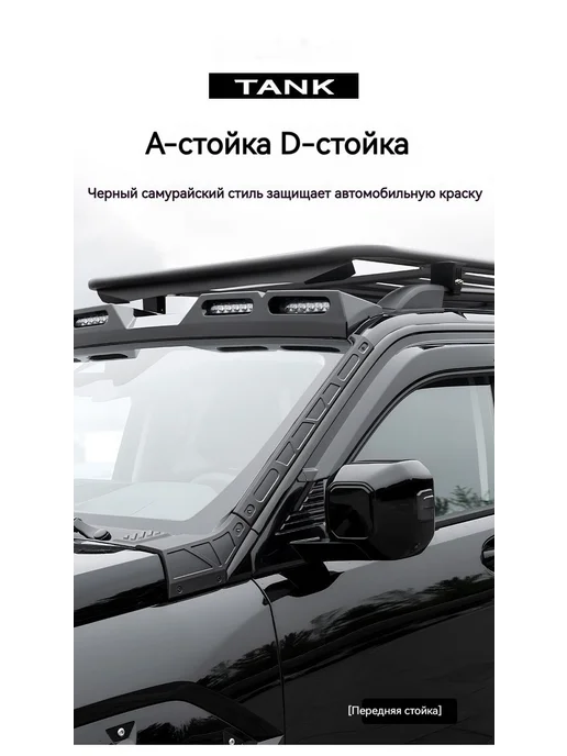 Защита внешних частей автомобиля 6 шт черн матовый, 6 шт, фото 8