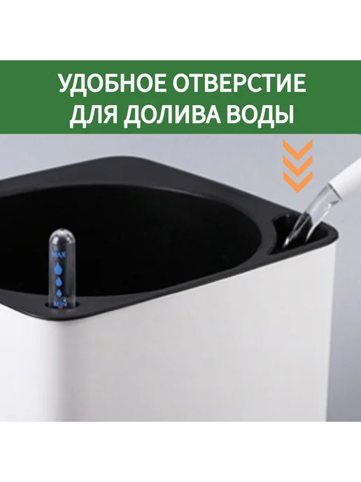 Горшок для цветов 14x14x14 см 1 л 1 шт 1л, 14x14x14 см, 1 л, фото 3