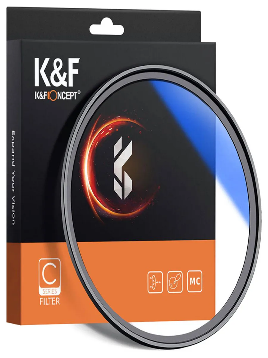 Светофильтр K&F Concept Blue Coat MCUV 77mm