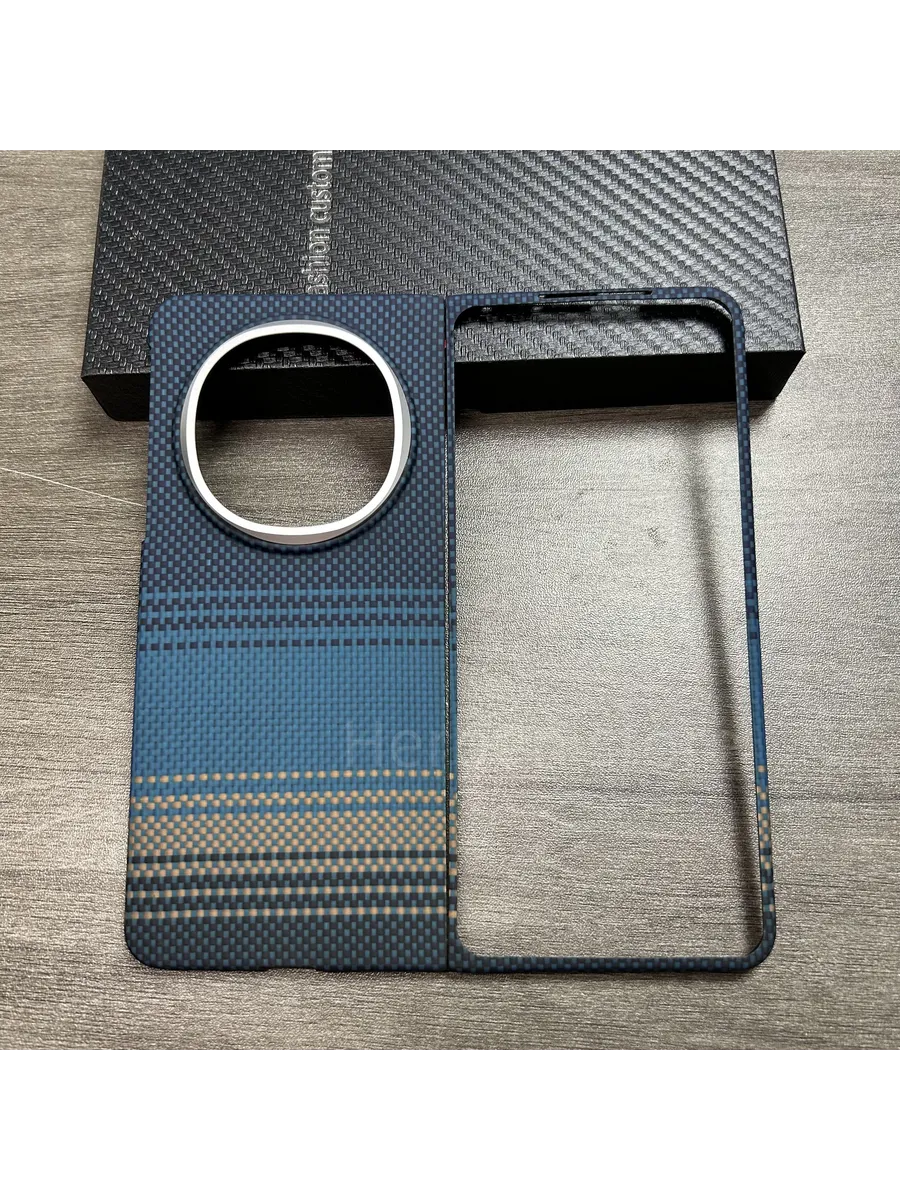 Чехол из углеродного волокна для OPPO Find N5 ударопрочный