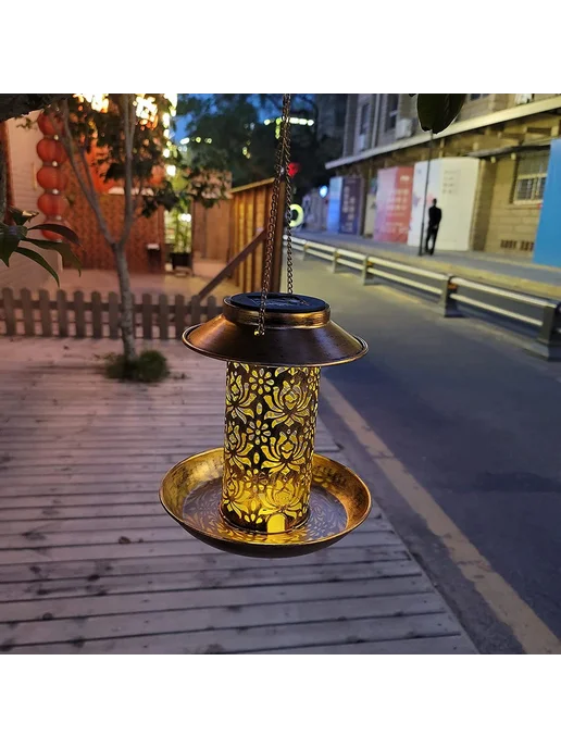 Кормушка для птиц садовая 21х21х38см Железо, вариант, фото 7