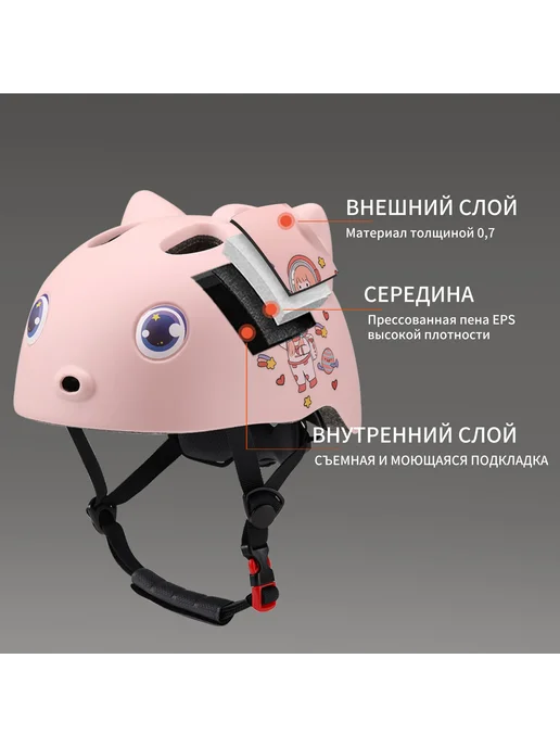 Защитный шлем д я скейтбординга роликов велоспорта размер, вариант, фото 4