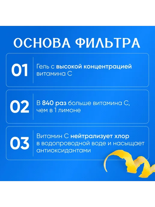 Витаминный фильтр для душа Neon Lemon, вариант, фото 2