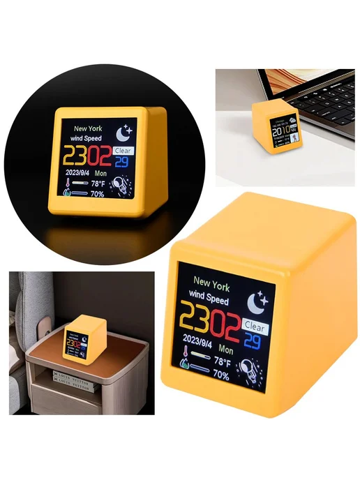 Метеостанция Gemagic Mini Wi Fi Cube Часы Гигрометр, вариант, фото 4