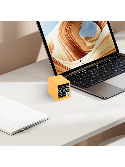 Метеостанция Gemagic Mini Wi Fi Cube Часы Гигрометр, вариант, фото 5