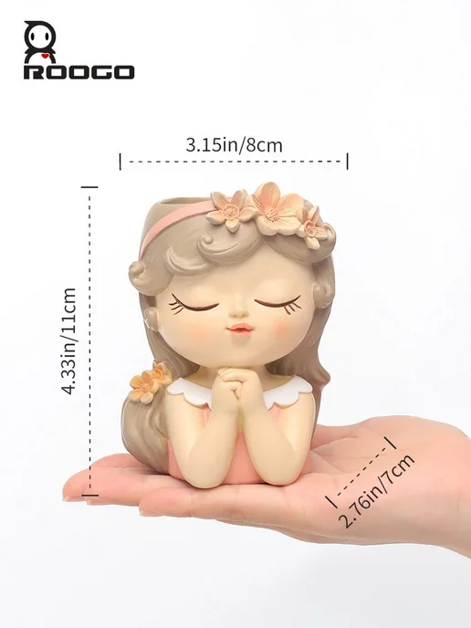 Горшок для цветов 11 см 0 61 л 1 шт Бордовый, 5 см, 11x8, фото 6