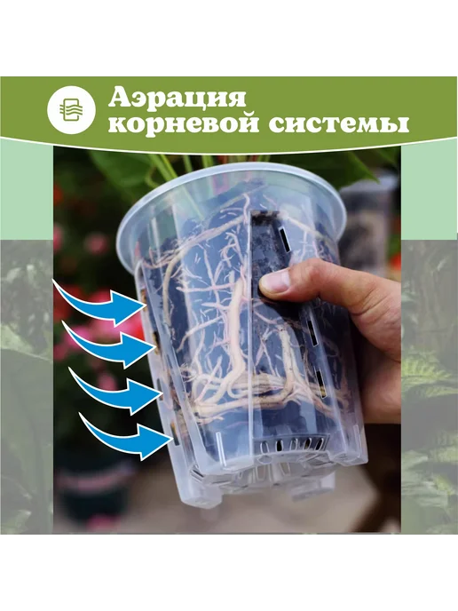 Набор горшков для цветов 14 см 5 шт Горшки для цветов, 5 шт, фото 4