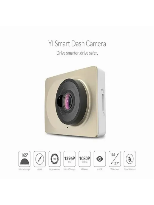 Видеорегистратор Xiao YI Smart Dash Cam ADAS upgrade черн, черный, фото 4