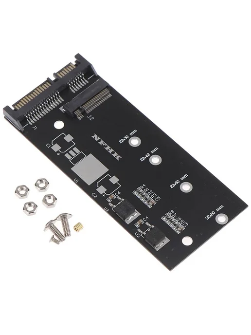 Адаптер M 2 NGFF SATA3-Sata 2-в-1 для карты Riser, вариант