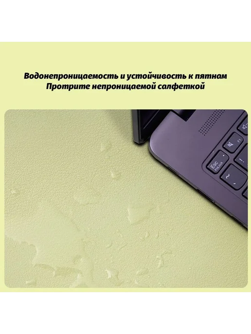 Настольное покрытие из искусственной кож 50X120 черный, 50x120, фото 6