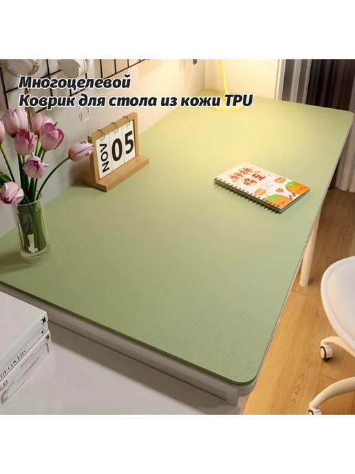 Настольное покрытие из экокожи 60x140 черный Черный, 60x140, фото 7