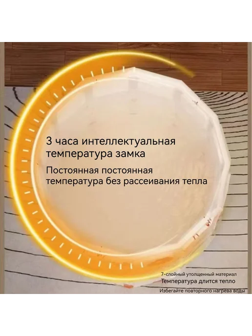 Купель 300л диаметр 75 см Оксфорд Полиэстер с ПВХ, 300 л, фото 6