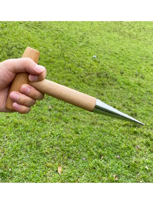 Сеялка ручная Нержавеющая сталь рукоять Дерево 11 5 см, вариант, фото 5
