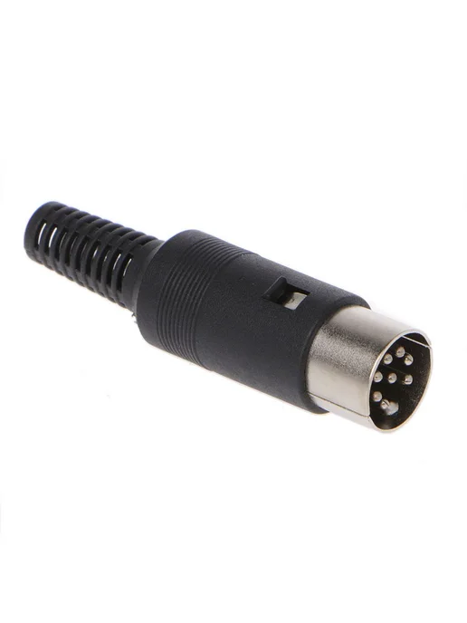 Штекерный кабельный разъем DIN-8PIN Черный DIN-8PIN, черный, фото 2
