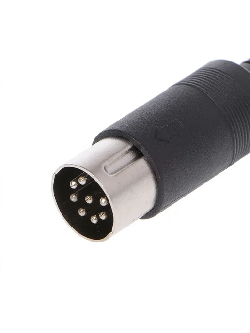 Штекерный кабельный разъем DIN-8PIN Черный DIN-8PIN, черный, фото 3