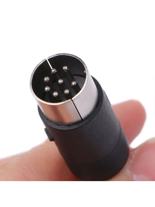 Штекерный кабельный разъем DIN-8PIN Черный DIN-8PIN, черный, фото 4
