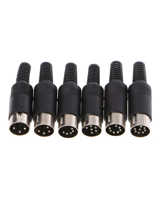 Штекерный кабельный разъем DIN-8PIN Черный DIN-8PIN, черный, фото 6