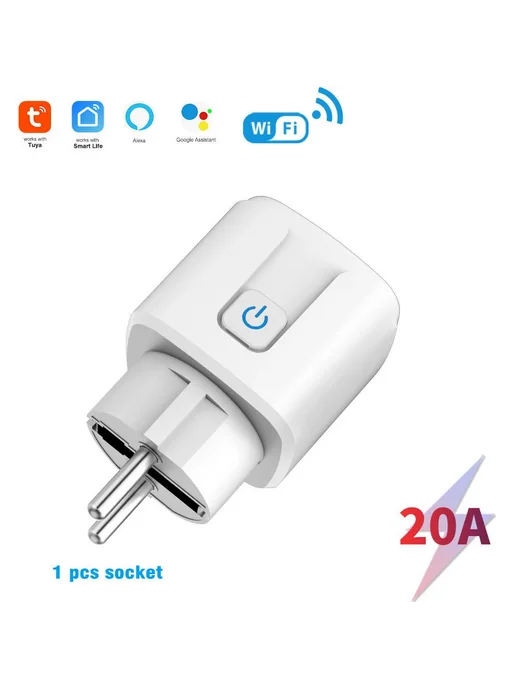 Умная розетка WiF 220В 16А WiF, вариант, фото 7