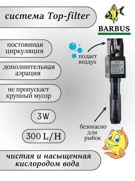 Аквариум с фильтром и подсветкой 9л Белый, 9 л, фото 6